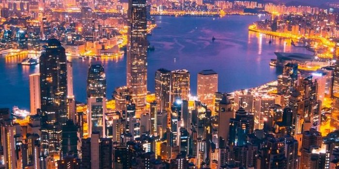 736x1177 Hong Kong City View | City landscape, City view night, City lights wallpaper