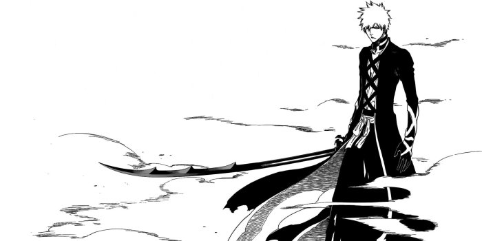 1920x1080 man wearing black top sketch #Bleach Kurosaki Ichigo #manga #1080P # wallpaper #hdwallpaper #desktop | Bleach manga, Bleach, Bleach anime