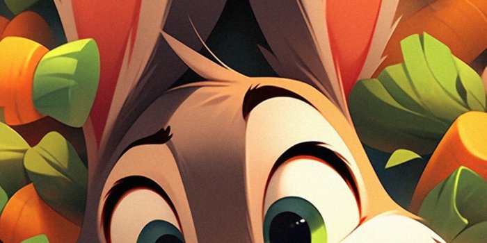 1183x2560 Cute Bunny & Carrots Cartoon Wallpapers - Cute Rabbit Wallpapers