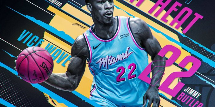 1920x1920 Download Jimmy Butler Neon Blue Jersey Wallpaper | Wallpapers.com