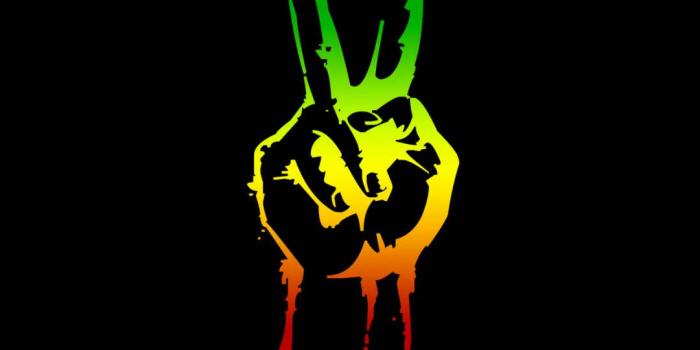 1080x1920 Download Hand Peace Symbol Reggae Wallpaper | Wallpapers.com