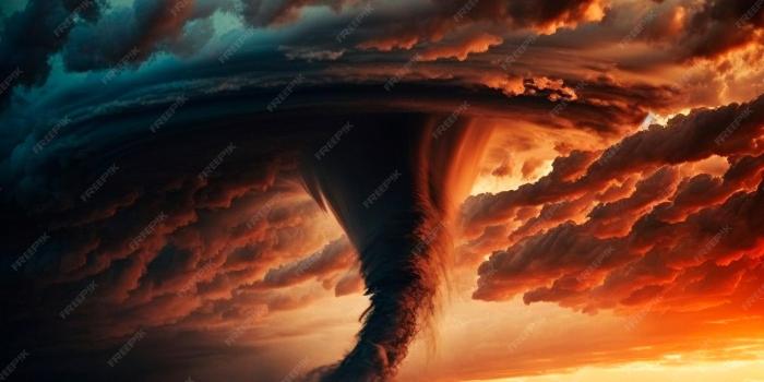 2000x2000 Premium Photo | A great and huge tornado spawned in the field dramatic and  strong cinematic image