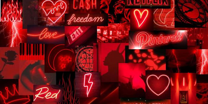 1920x1080 200+] Neon Red Aesthetic Wallpapers | Wallpapers.com
