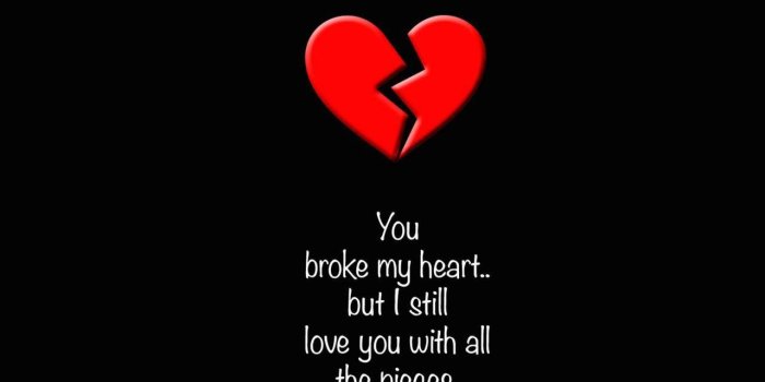 1280x1280 Download Broken Heart Quotes Wallpaper | Wallpapers.com