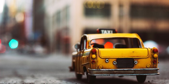 1280x853 Photo Taxi - Cars auto Back view toy
