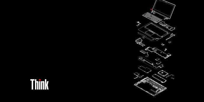 1920x1080 Didn't see one on this sub so I made an exploded wallpaper for Thinkpad  X250 : r/thinkpad