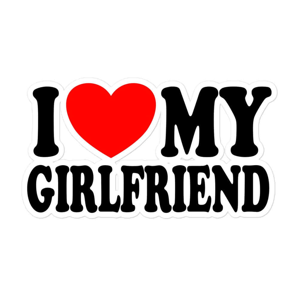 1000x1000 Download Simple My Girlfriend I Love Pfp Wallpaper | Wallpapers.com