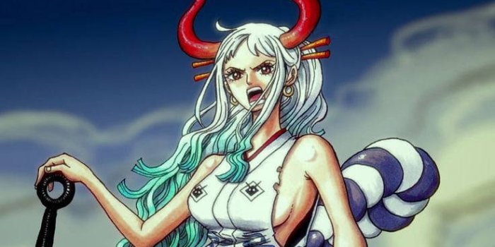 736x1593 Download Horns Yamato One Piece Wallpaper | Wallpapers.com