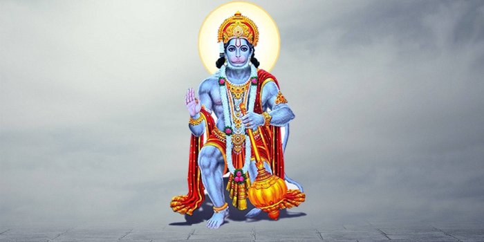 1920x1049 Download Hanuman Ji Hd In Fog Wallpaper | Wallpapers.com