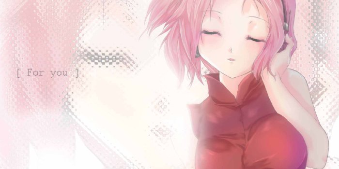 1920x1428 Download Sakura Haruno Wearing Headphones Wallpaper | Wallpapers.com