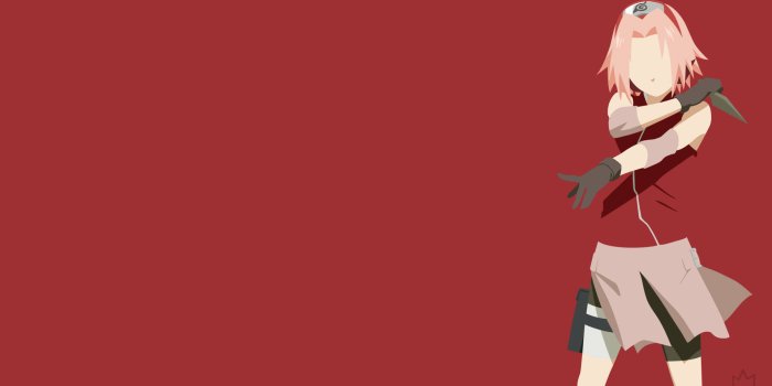 1920x1080 Download Naruto Sakura Vector Art Wallpaper | Wallpapers.com