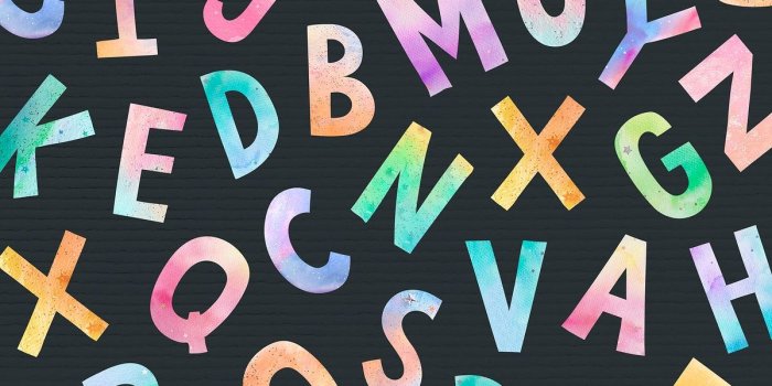 1200x1200 Pastel english alphabet pattern wallpaper psd | free image by rawpixel.com  / marinemynt | Lettering design, Pattern wallpaper, Background patterns