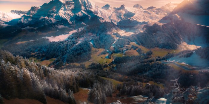 6143x3686 Swiss Alps Wallpaper 4K, Winterscape, Snow mountains