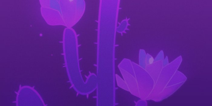 1183x2560 Purple Neon Cacti Dark Wallpapers - Dark Neon Wallpapers iPhone
