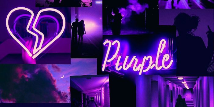 1948x3464 Purple Neon Aesthetic Wallpapers