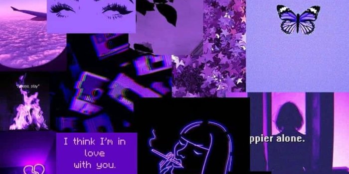 850x1794 Download Add a Neon Purple Glow to Your Space | Wallpapers.com