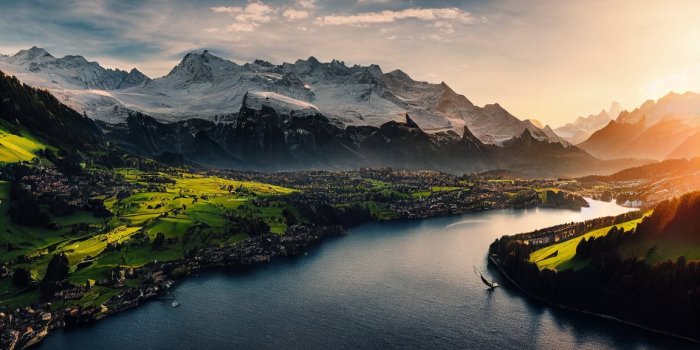 1152x768 prompthunt: the most beautiful landscape, photorealistic, real world, very  detailed wallpaper of the swiss mountains, zurich, 8k hyperrealistic,