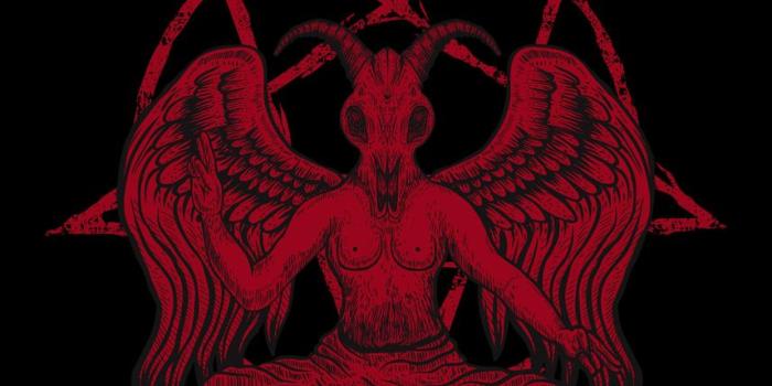 857x1200 Hail Satan Devil 666' Poster by VikingWayOfLife Design | Displate