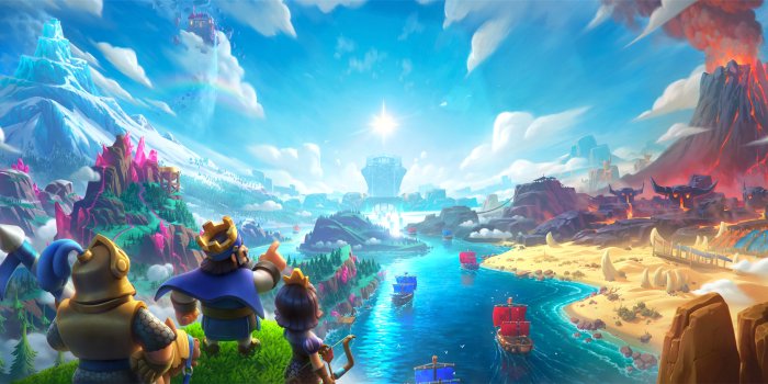 3179x1401 Video Game Clash Royale HD Wallpaper by Brice Laville Saint-Martin