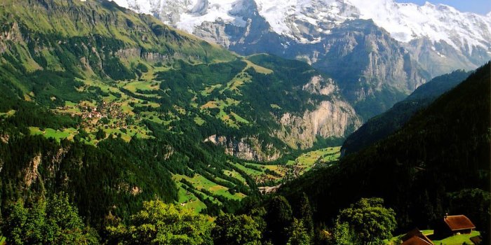 1024x768 Desktop Wallpapers » Natural Backgrounds » Beautiful Mountains, Switzerland  » www.desktopdress.com