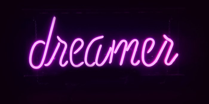1242x2208 iPhone6papers.com | iPhone 6 wallpaper | ay55-dreamers-neon -sign-dark-illustration-art-purple