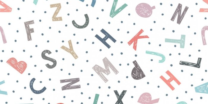1000x1000 Alphabet Soup Wallpaper in Multicoloured | I Love Wallpaper