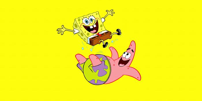 5120x2880 SpongeBob and Patrick Star in SpongeBob SquarePants 5K Wallpaper