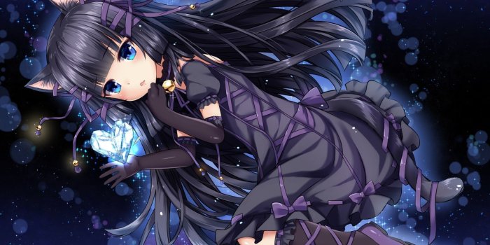 2048x1536 Purple Anime Cat Girl Wallpapers