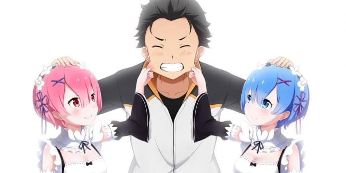 1244x700 Ram rem subaru natsuki maid cute re-zero kara hajimeru isekai seikatsu  anime wallpaper | 1920x1080 | 1017825 | WallpaperUP