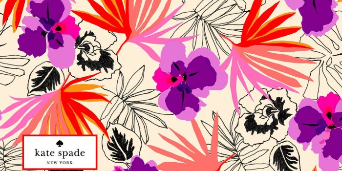 1440x900 Download Kate Spade Ferns And Flowers Wallpaper | Wallpapers.com