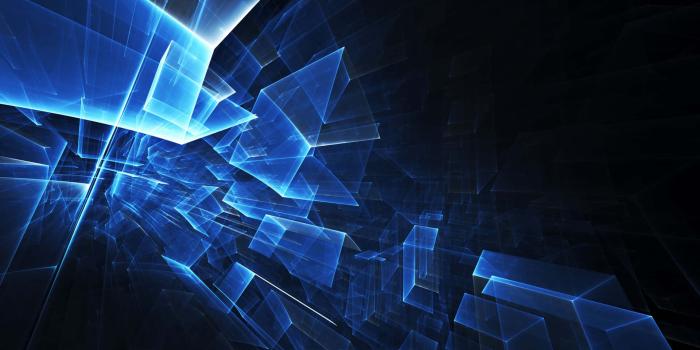1920x1080 Download Blue Cubes Abstract Gaming Wallpaper | Wallpapers.com