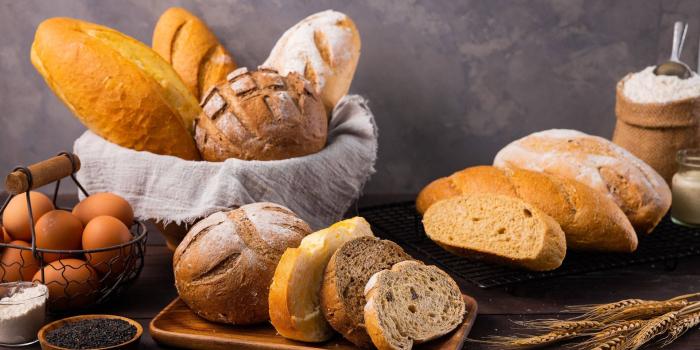 1920x1080 Download Breads With Eggs, Flour, And Wheat Wallpaper | Wallpapers.com