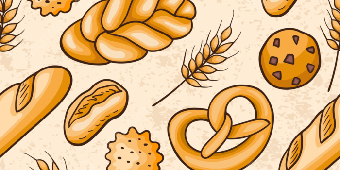 1200x1200 Seamless Pattern With Bread And Bakery Background, Bread, Bakery, Food  Background Image And Wallpaper for Free Download