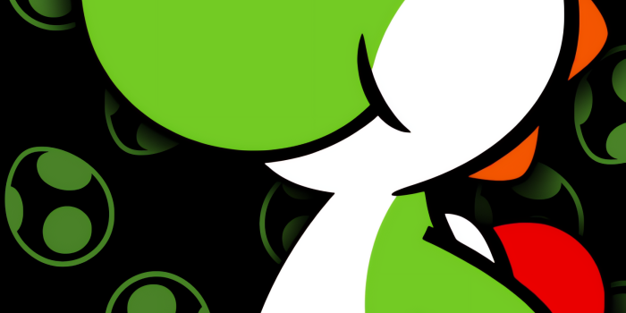 1600x3400 OC] Yoshi wallpaper that I threw together in GIMP, ideal for a lock screen.  : r/YosHi