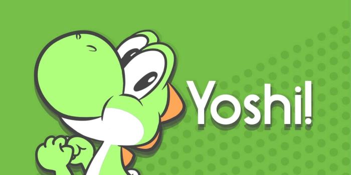 1919x1033 Download Green Aesthetic Yoshi Nintendo Characters Wallpaper | Wallpapers .com