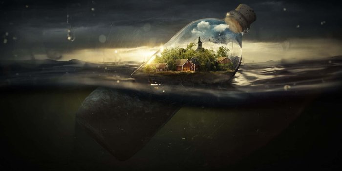 1920x1080 Download Dark Melancholy: A Surreal Encounter Wallpaper | Wallpapers.com