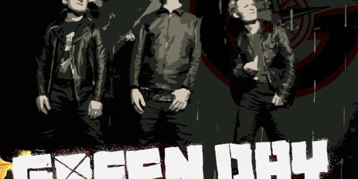 1024x768 Download Green Day Members Vector Art Wallpaper | Wallpapers.com