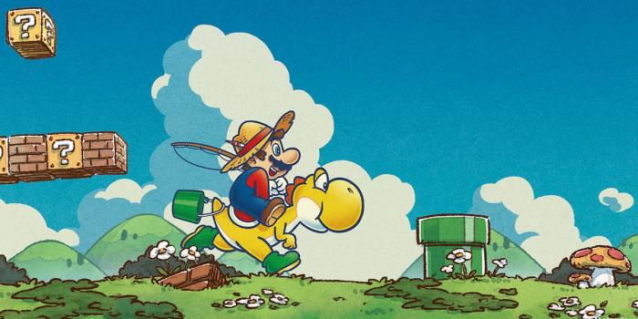 1200x675 Nintendo just shared super cute Mario and Yoshi wallpaper art