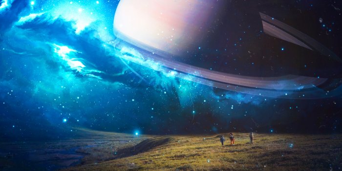 2560x1080 Exploring Wallpaper 4K, Saturn, Planet, Surreal