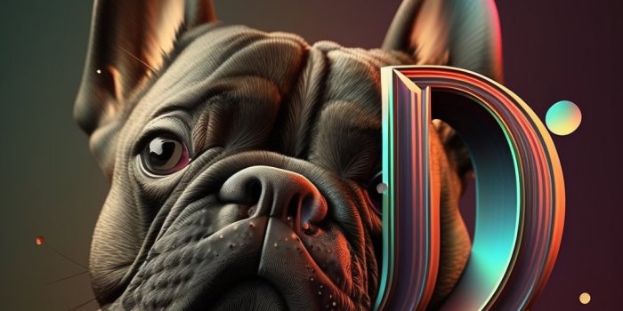1024x1024 French Bulldog Neon Wallpaper - Etsy