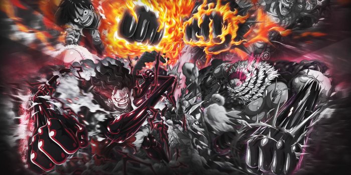2880x1620 Luffy vs. Katakuri Wallpaper - Credit to Rob : r/OnePieceTC