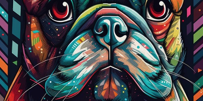 2448x4368 French bulldog vector art mobile wallpaper