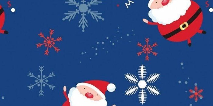750x1334 Download Santa Pattern Merry Christmas iPhone Wallpaper | Wallpapers.com