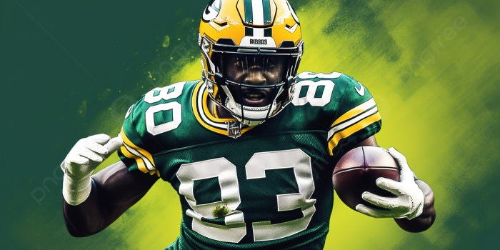 1200x673 Green Bay Packers Rookie Running The Ball With A Green Background Wallpaper,  Best Fantasy Football Profile Picture, Football, Ball Background Image And  Wallpaper for Free Download