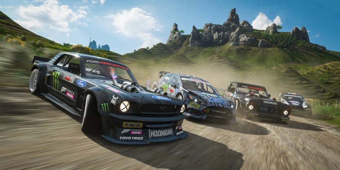 1920x1080 Download Forza Horizon 4 4K Four Ford Vehicles Wallpaper | Wallpapers.com