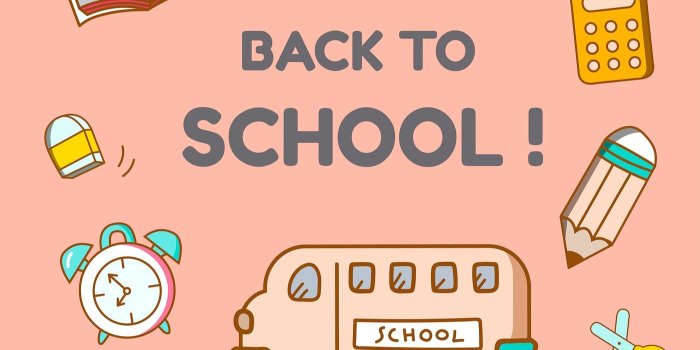 1400x2101 Back to school stationery vector | free image by rawpixel.com / nap | Back  to school wallpaper, Back to school stationery, School posters