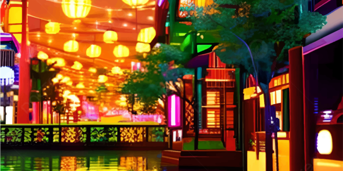 1200x857 Vintage Anime 90s Stylish In Garden City At Night With Neon Lights  Illustration Vector Background, 90s Neon Wallpapers, Anime Art, Vintage  Background Image And Wallpaper for Free Download
