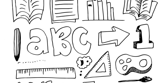 2000x1500 Premium Vector | Vector illustration of back to school good for wrapping  paper and website wallpapers