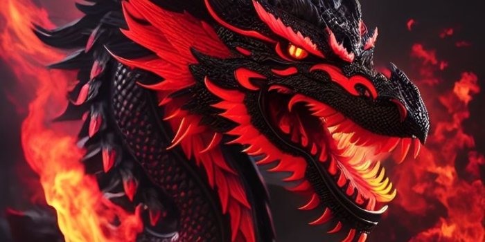 736x1202 black red dragon in fire in 2023 | Red and black wallpaper, Red dragon  painting, Dragon pictures
