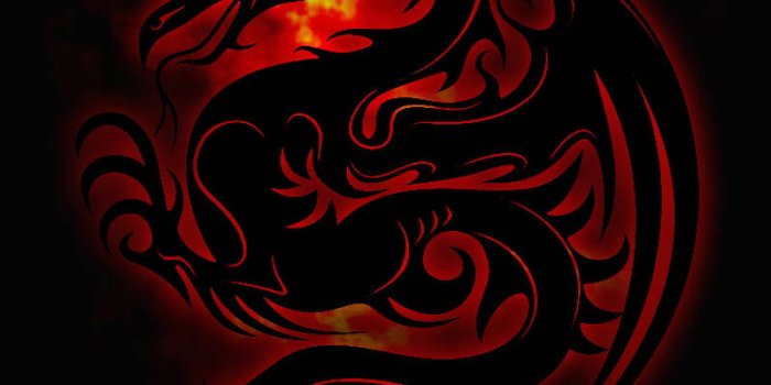 800x1422 Download Shadow Black Red Dragon Wallpaper | Wallpapers.com